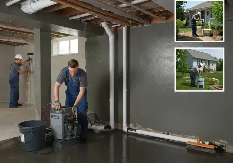 Basement Waterproofing and Flood Prevention process in Somonauk, IL